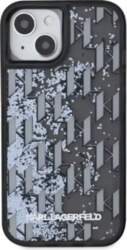 Karl Lagerfeld Liquid Glitter Monogram Gradient