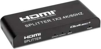 Qoltec Active HDMI Splitter 2 x