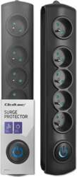 Qoltec Surge protector | 5 sockets