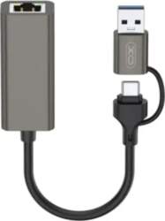 XO adapter HUB HUB018 2w1 USB-USB-C