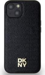 DKNY PU Leather Repeat Pattern Stack