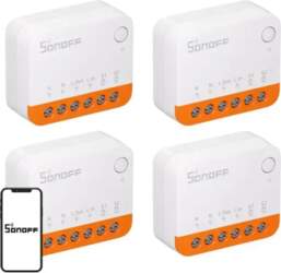 SONOFF MINIR4 (Extreme) Switch, 4-Pack