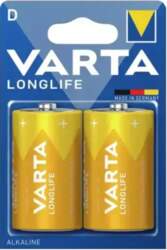 Varta Longlife D Battery 2pcs