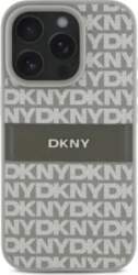 DKNY PU Leather Repeat Pattern Tonal