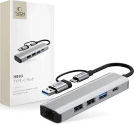 Tech-Protect HB03 HUB Adapter 5in1 USB-C