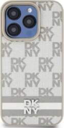 DKNY PU Leather Checkered Pattern and