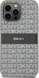 DKNY PU Leather Repeat Pattern Tonal