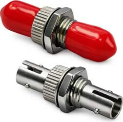 Qoltec Adapter fiber optic ST/UPC |