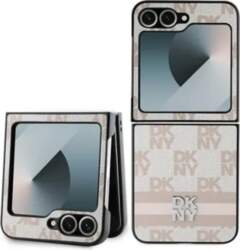 DKNY Checkered Pattern Printed Stripes Case
