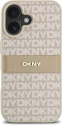 DKNY PU Leather Repeat Pattern Tonal