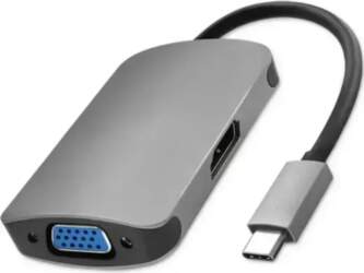 Qoltec Hub Adapter USB-C 3.1