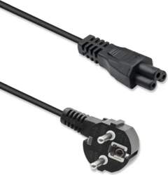 Qoltec Power cable IEC C5/SCHUKO |