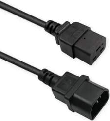 Qoltec Power extension cable IEC C14/C19