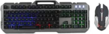 Rebeltec wired set: LED keyboard +