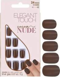 Set, Elegant Touch, Nude, Squoval, Artificial