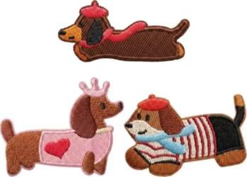 TFO Patch dachshund 3pcs set