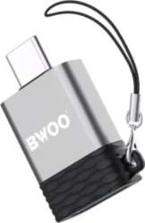 BWOO Adapter USB - USB-C Gray
