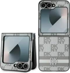 DKNY Checkered Pattern Printed Stripes Case