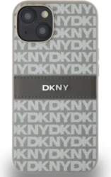 DKNY PU Leather Repeat Pattern Tonal