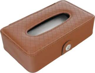 OEM Tissue box with strap brown