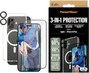 PanzerGlass Bundle 3in1 iPhone 16 Plus