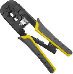 Qoltec Ethernet cable cutting and crimping