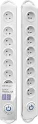 Qoltec Surge protector | 8 sockets