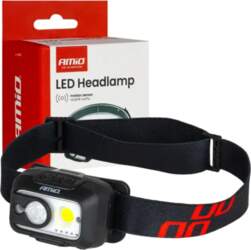 AMiO Multi-Function Rechargeable Sensor Headlamp XPG+COB