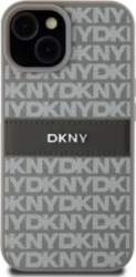 DKNY PU Leather Repeat Pattern Tonal