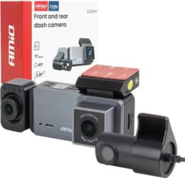 Front and rear dash camera 4K