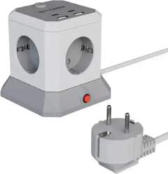 BlitzWolf BW-EC1 4xAC 2xUSB-A 2xUSB-C Extender