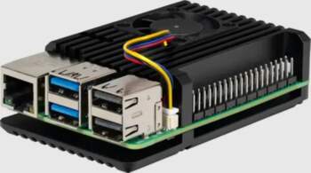 Raspberry Pi 5B alumīnija korpuss ar