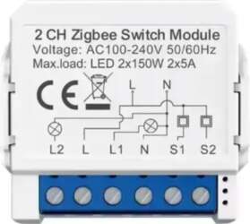 Smart Switch Module ZigBee Avatto ZWSM16-W2