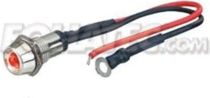 906 Led control light, red, 14mm