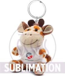 Plush giraffe, keyring | Lizzy