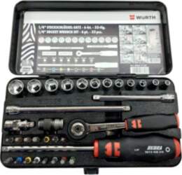 Wurth 1/4 Socket Wrench Set 6