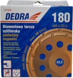 Dedra Double Segment Grinding Disc 180Mm