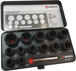 Wurth 1/2 Twist Socket Set 14