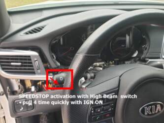 Codecard KIA (2015->) odometer "pause&quot