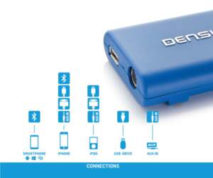 Dension Adapter USB, iPhone, AUX with