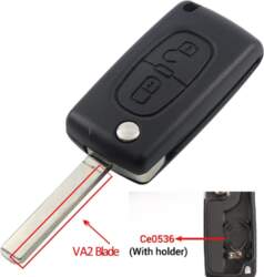 Peugeot, Citroen remote KEY case (2