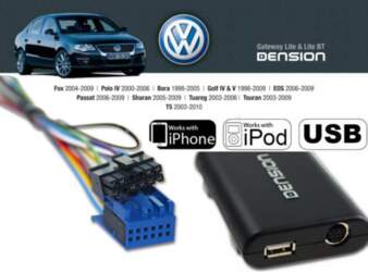 Dension Adapter USB, iPhone, AUX for
