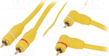 4CAR stereo RCA cable with remote
