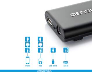 Dension Adapter USB, iPhone, AUX for