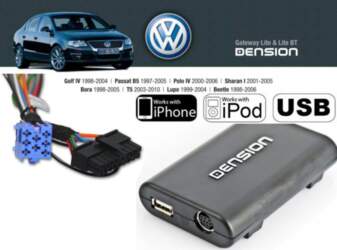 Dension Adapter USB, iPhone, AUX for