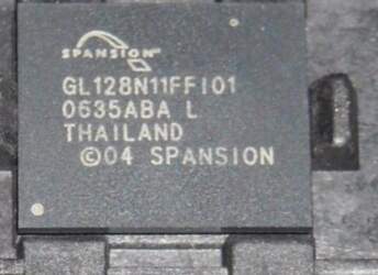 S29GL128N11FA102 flash memory (BGA).