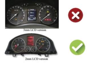 LCD display for instrument cluster Seat