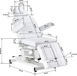 Electric pedicure chair Azzurro 706 1