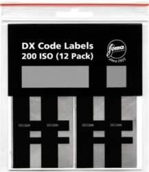 Fomapan FOMA LABEL DX code, ISO
