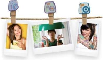 Fujifilm Instax MINI clips "Camera"